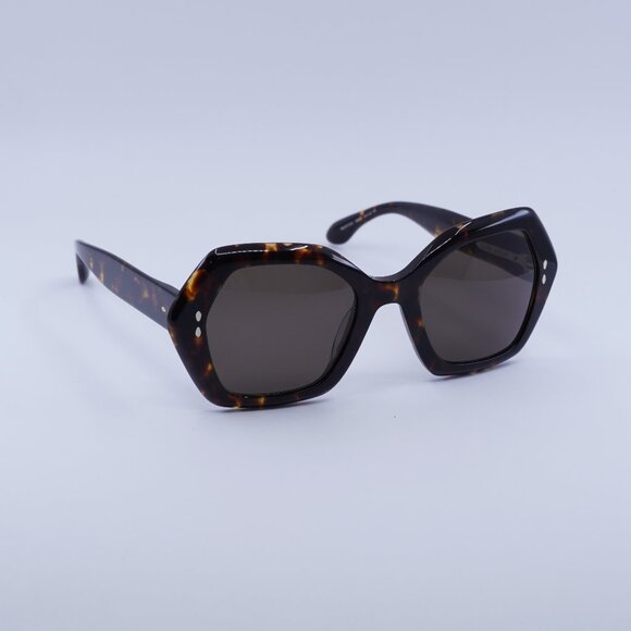 🕶️New Isabel Marant IM 0107/G/S 0086 70 Sunglasses - Havana Frame, Grey Lenses - Picture 1 of 11